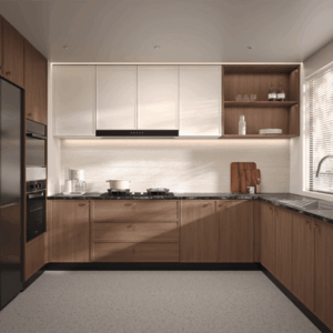 modern kitchen cabinets for apartment and hotel projects